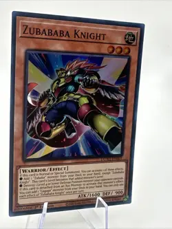 Yugioh Zubababa Knight Super Rare DUAD-EN001 Near Mint 1st Edition - Image 3