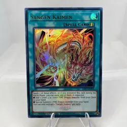 Yugioh Sangen Kaimen 25LP-EN008 Ultra Rare Stamp NM - Image 1