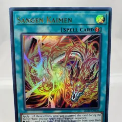 Yugioh Sangen Kaimen 25LP-EN008 Ultra Rare Stamp NM - Image 2