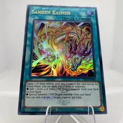 Yugioh Sangen Kaimen 25LP-EN008 Ultra Rare Stamp NM - Image 3
