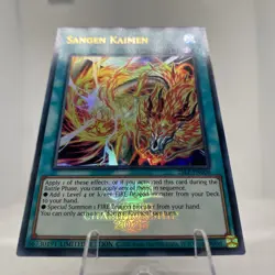 Yugioh Sangen Kaimen 25LP-EN008 Ultra Rare Stamp NM - Image 4