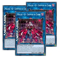MALISS <Q> CRYPTER DI CUORI 3x • (Hearts) • Comune • MP25 IT442 • 1Ed • Yugioh! - Image 1