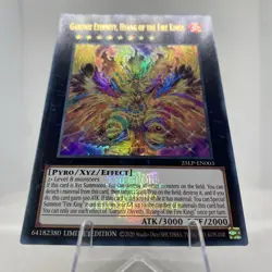 Yugioh Garunix Eternity, Hyang of the Fire Kings 25LP-EN003 Ultra Rare Stamp NM - Image 4