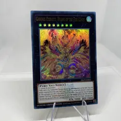 Yugioh Garunix Eternity, Hyang of the Fire Kings 25LP-EN003 Ultra Rare Stamp NM - Image 5