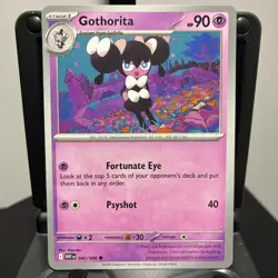 Gothorita - 042/086 - Pokemon White Flare 2025 - Common Card NM - Image 1