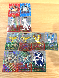 Pokemon Card Carddass Japanese 11 Charizard Mewtwo Mew Good - Image 1