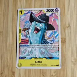1P2 ONE PIECE ENGLISH CARD GAME Nitro Big Mom Pirates/Homies OP08-107 - Image 1