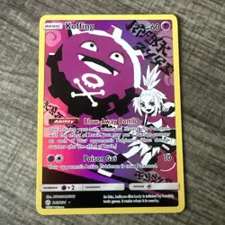 Pokemon TCG Koffing Holo Secret Rare Card Cosmic Eclipse 243/236 NM Condition - Image 1
