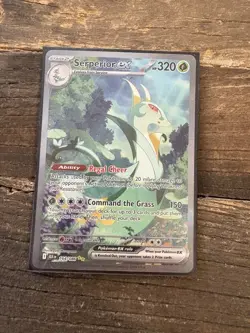 Pokemon TCG Serperior EX Sir 164/086 Black Bolt English Card Near Mint Condition - Image 1