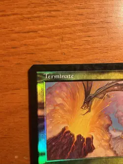 Artist Shadow Signature Signed Tony DiTerlizzi FOIL TERMINATE Planeshift MTG - Image 2