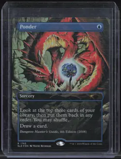 Magic The Gathering Secret Lair Drop Foil #R-1783 Ponder - Image 1