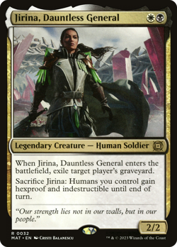 Jirina, Dauntless General [March of the Machine: The Aftermath] Foil Near Mint - Image 1