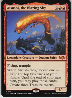 Atsushi, the Blazing Sky M Commander: Tarkir: Dragonstorm 204 NM - Image 1