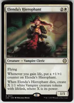 Elenda's Hierophant R Commander: The Lost Caverns of Ixalan 71 NM - Image 1