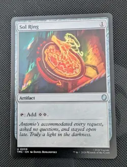MTG Teenage Mutant Turtles Commander Uncommon SOL RING NM - Image 1