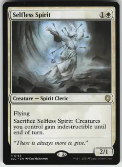 Selfless Spirit R Commander: Bloomburrow 153 NM - Image 1