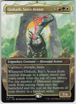 Gishath, Sun's Avatar (Borderless) M The Lost Caverns of Ixalan 330 NM - Image 1