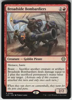 Broadside Bombardiers R Commander: The Lost Caverns of Ixalan 86 NM - Image 1