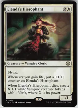 Elenda's Hierophant R Commander: The Lost Caverns of Ixalan 71 NM - Image 1