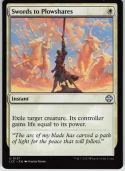 Swords to Plowshares U Commander: The Lost Caverns of Ixalan 137 NM - Image 1