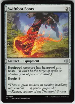 Swiftfoot Boots U Commander: The Lost Caverns of Ixalan 314 NM - Image 1