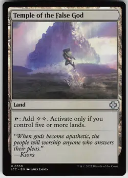 Temple of the False God U Commander: The Lost Caverns of Ixalan 359 NM - Image 1