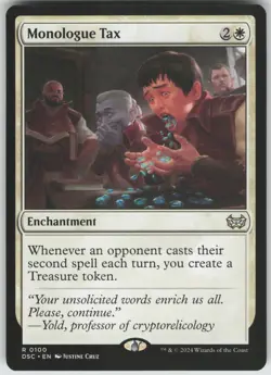 Monologue Tax R Commander: Duskmourn: House of Horror 100 NM - Image 1
