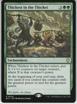 Thickest in the Thicket R Commander: Bloomburrow 34 NM - Image 1