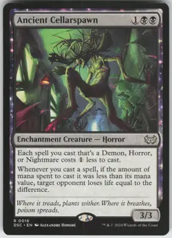 Ancient Cellarspawn (Extended Art) R Commander: Duskmourn: House of Horror 47 NM - Image 1