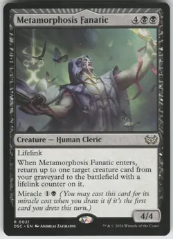 Metamorphosis Fanatic R Commander: Duskmourn: House of Horror 21 NM - Image 1