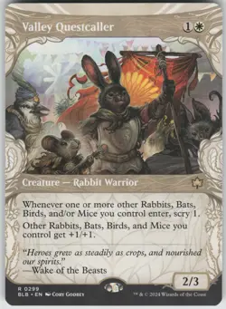 Valley Questcaller (Showcase) R Bloomburrow 299 NM - Image 1