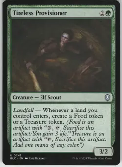 Tireless Provisioner U Commander: Bloomburrow 243 NM - Image 1