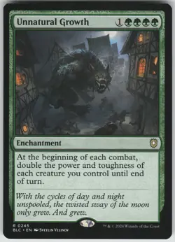 Unnatural Growth R Commander: Bloomburrow 245 NM - Image 1