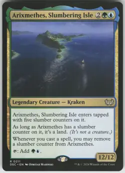 Arixmethes, Slumbering Isle R Commander: Duskmourn: House of Horror 211 NM - Image 1
