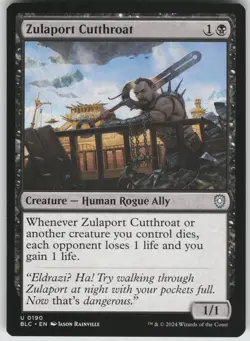 Zulaport Cutthroat U Commander: Bloomburrow 190 NM - Image 1