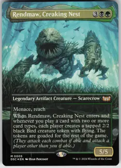 Rendmaw, Creaking Nest (Borderless) M Commander: Duskmourn: House of Horror 5 NM - Image 1