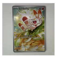 Pokemon TCG Scorbunny ASCN Holo 225/217 HP70 Basic Fire Yuu Nishida 10+ Attack - Image 1