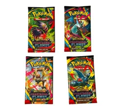 Pokemon Phantasmal Flames Booster 4 Packs Free Shipping - Image 1