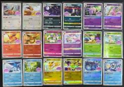 Eeveelution Stamped Holo Pokemon Gem Pack Vol.2 CBB2C Eevee Umbreon Lot 18 NE40 - Image 1
