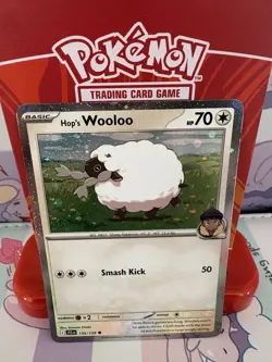 Pokemon Hop's Wooloo 135/159 Journey Together Cosmos Holo NM - Image 1