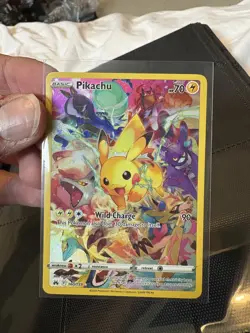 Pokemon Pikachu TCG Card Crown Zenith 160/159 Holo Secret Rare NM/Mint Condition - Image 1