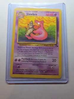 Slowbro 43/62 Pokemon TCG Fossil Unlimited Non Holo LP - Image 3