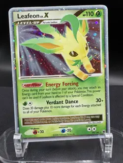 2008 Pokemon Majestic Dawn Leafeon Lv X Holo Rare Vintage PSA Grade Lp Nm Grade - Image 1
