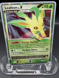 2008 Pokemon Majestic Dawn Leafeon Lv X Holo Rare Vintage PSA Grade Lp Nm Grade - Image 2