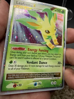 2008 Pokemon Majestic Dawn Leafeon Lv X Holo Rare Vintage PSA Grade Lp Nm Grade - Image 3