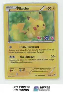 2016 Pokemon XY Generations Toys R Us Holo FR Pikachu #26/83 - Image 1