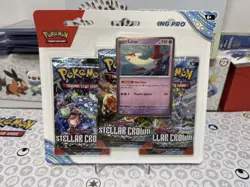 Pokemon TCG Stellar Crown 3 Pack Blister Lot Of 4 Factory Sealed Tinkaton Latias - Image 3
