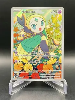 Meloetta 026 Mega Evolution Illustration Rare Black Star Promo Pokemon TCG NM/M - Image 1