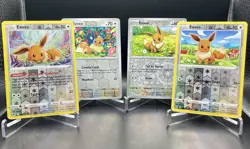4x Eevee [Reverse Holo] Lot - Sword & Shield & Scarlet & Violet Era Pokemon NM/M - Image 1