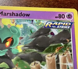 Marshadow 080/203 *SWIRL* Evolving Skies Cosmos Holo Rare Pokemon TCG NM/M - Image 3